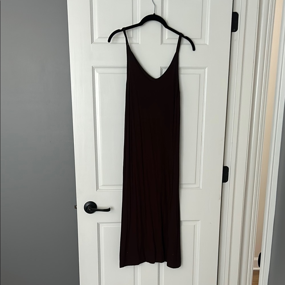 H&M Women's Midi Dress - Dark Brown